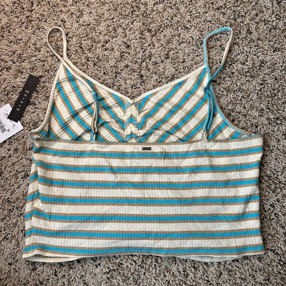 O’Neill Striped Blue and Cream Women's Top, size XL - Picture 2 of 4